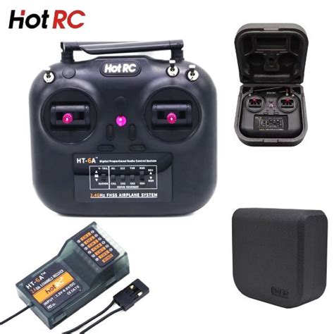HOT RC HT 6A 2 4GHZ FHSS 6 Channel Transmitter Hobby Hangar