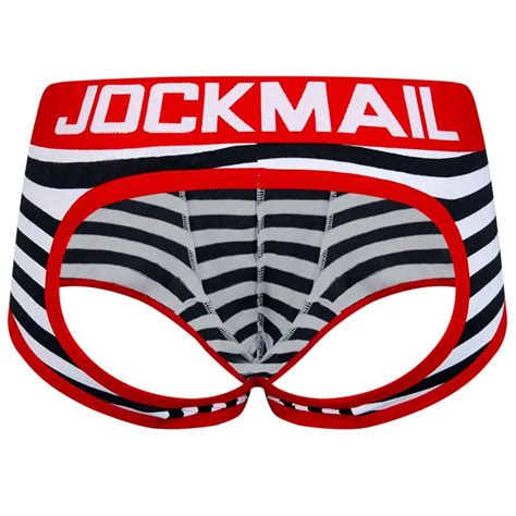 JOCKMAIL Ropa Interior Sexy Gay Para Hombre B Xer Sin Fondo Tanga Suspensorio De Entrepierna