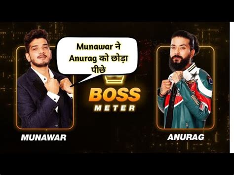 Bigg Boss 17 Boss Meter Munawar Faruqui Beat Anurag Dobhal UK 07 Rider