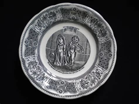 Assiette Parlante En Faience De Gien Le Langage Des Fleurs Eur