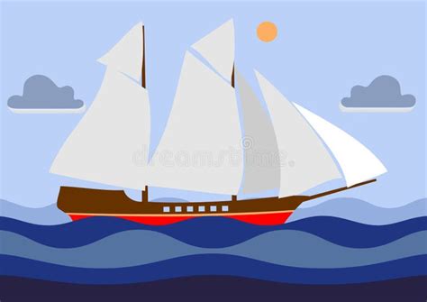 Clipper Ship Vector Stock Illustrations 236 Clipper Ship Vector Stock