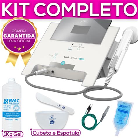 Kit Sonic Compact Mhz Cubeta Esp Tula Gel Aparelho De