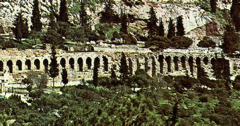 The Stoa Of Eumenes The South Slope Of The Acropolis Athens Greece
