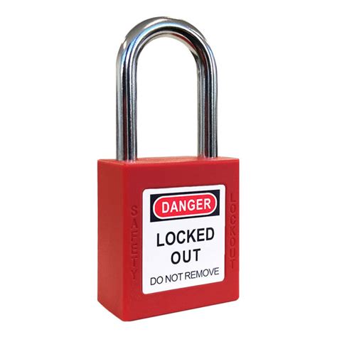 Set Of 4 Lockout Tagout Padlocks Next Day Safety