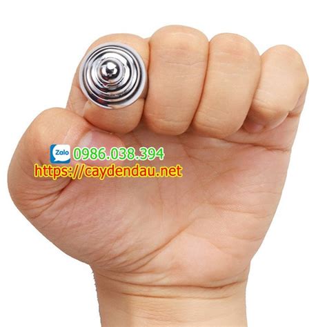 Anal Butt Plug hình xoắn ốc Inox mini đeo ngón tay