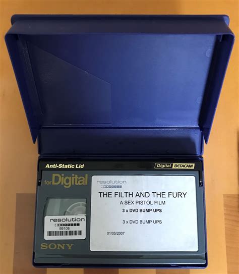 Sex Pistols Filth And Fury Video In Derbyshire Sale Antique Collecting