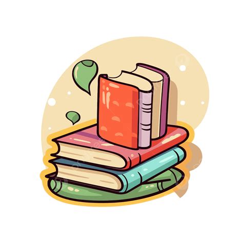 Library Books Clip Art