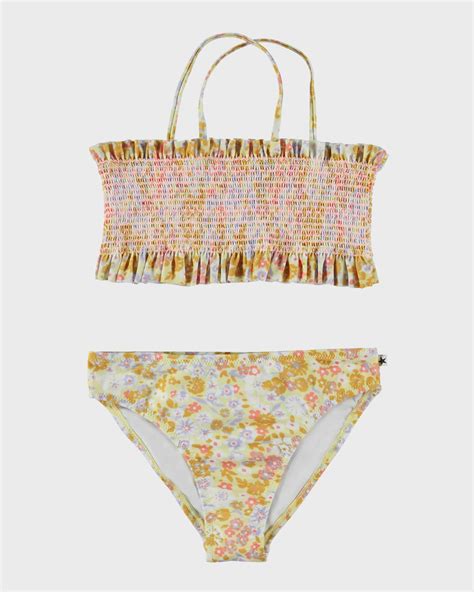 Girl S Nita Smocked Floral Bikini Sets Neiman Marcus