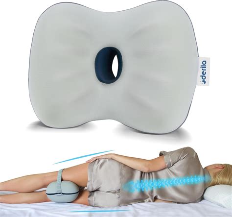 Derila Kniekissen für Seitenschläfer Memory Foam Beinkissen Hilft bei