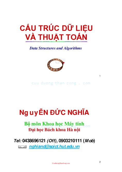 PDF Cấu Trúc Dữ Liệu Và Giải Thuật Đh Bách Khoa Hn Pgs Ts Nguyễn