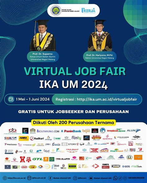 Virtual Job Fair Ika Um Malang Mei Jun Ikatan