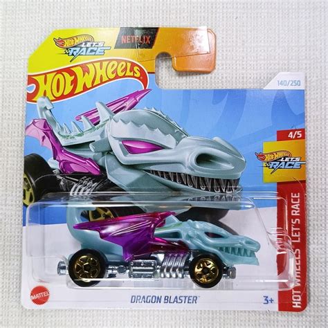 Hot Wheels Dragon Blaster Let S Race Collectible Model Car Miniature Gift Item For Car