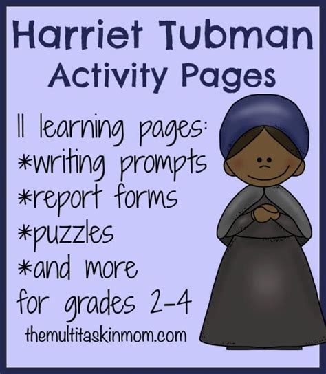 Free Harriet Tubman Unit Study Worksheets Library