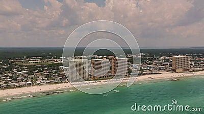 Aerial View of the Panama City Beach USA Stock Video - Video of horizon, baltic: 170976765