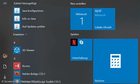 Windows So Passen Sie Das Startmen An Pc Magazin