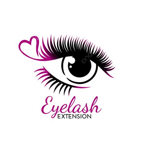 Eyelash Extensions Vector Art Png Eyelash Extension Logo Isolated On White Background Black