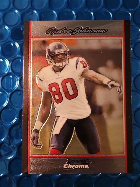 2007 Bowman Chrome Refractor BC146 Andre Johnson For Sale Online EBay