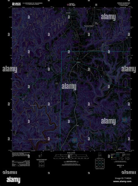 Map Of Addison Hi Res Stock Photography And Images Alamy