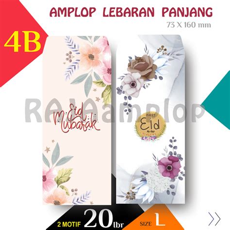 Jual Baru Rajaamplop Paket Pcs Mix Motif Angpao Lebaran Idul