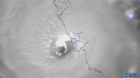 Hurricane Ian Makes Landfall In Florida Seen From Space