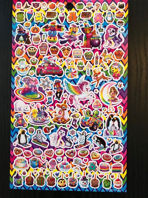 Lisa Frank Sticker Book Over 600 Stickers Lisa Frank Lisa Etsy