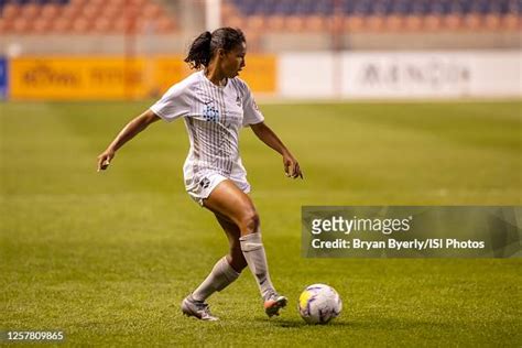 Midge Purce Of Sky Blue Fc Plays The Ball During A Game Between Sky