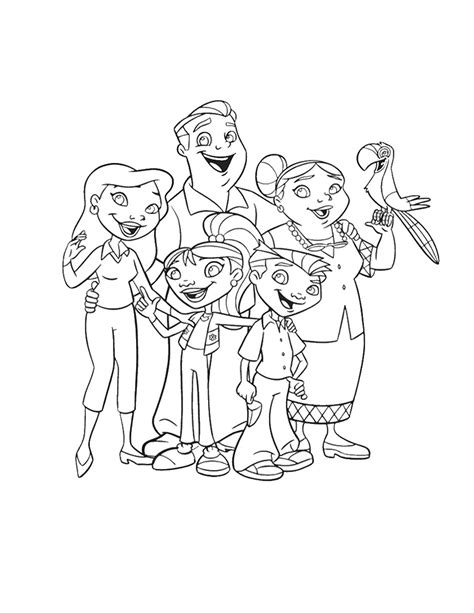 Maya and Miguel Coloring Pages