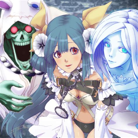 Dizzy Necro And Undine Guilty Gear And More Drawn By Hiden Eden