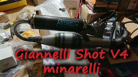 Giannelli SHOT V4 обзор трубы для скутера YouTube