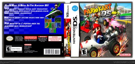 Mario Kart Ds Nintendo Ds Box Art Cover By Jesse