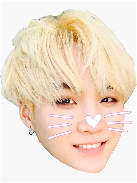 "BTS SUGA" Sticker by jellycactus | Redbubble