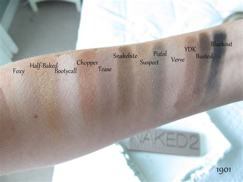 1901 Review Swatches Urban Decay Naked 2 Palette
