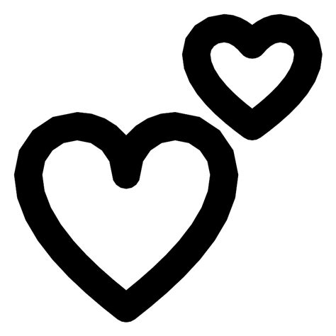 Two Hearts Vector Svg Icon Svg Repo