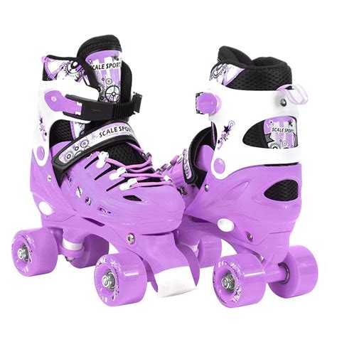 ᐉ Розсувні ролики квади Scale Sports р. 34-38 Violet • Краща ціна в ...