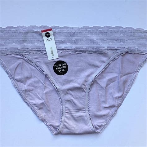M S Womens Purple Lilac Bikini Underwear Lingerie Depop