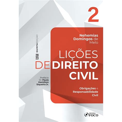 Livro Lições de Direito Civil Volume 2 5ª Ed 2023 Obrigações e