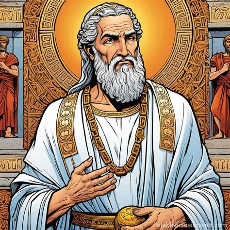 Ancient Greek Priest Of Hephaestus Stable Diffusion Online