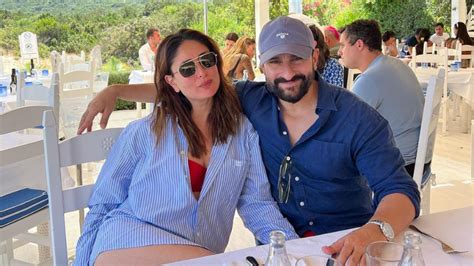 Kareena Kapoor Stuns In Red Bikini At Beach Saif And Taimur Happily Pose In Latest Holiday Pics
