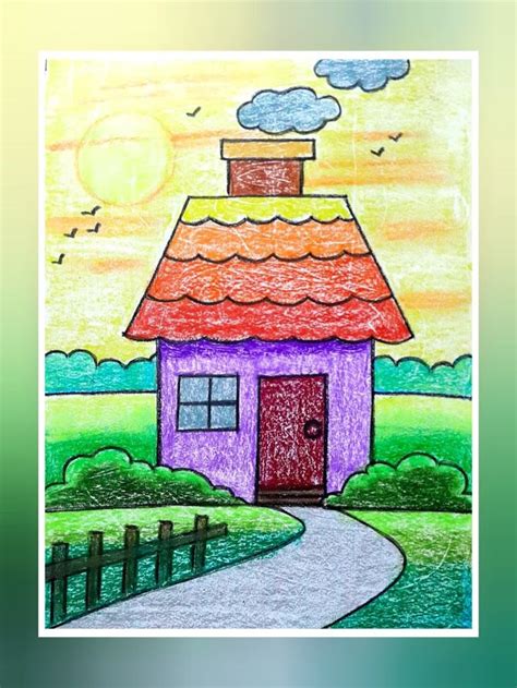 simple house drawing  kids