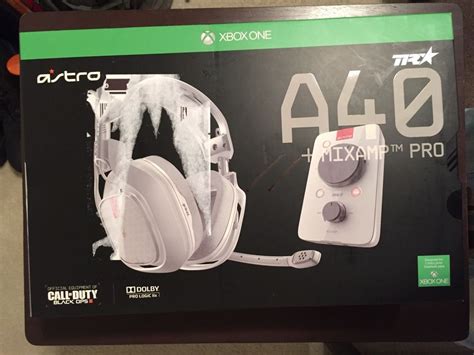 Astro A40 Tr Gaming Headset Mixamp Pro White Xbox One Version Includes