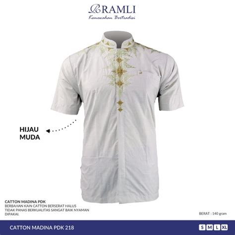 Jual Baju Koko ORIGINAL RAMLI MURAH Shopee Indonesia