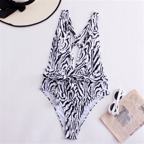 Bikini seksowne wiązanie barwnika druku jednoczę 13711980598 Allegro pl