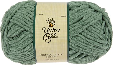 Amazon Hobby Lobby Yarn Bee Cozy Occasion Yarn Green