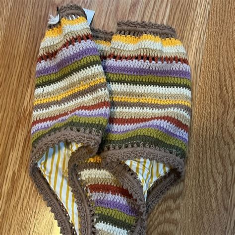 She Made Me Swim She Made Me Rahi Crochet High Waisted Bikini Bottoms Size Small Nwt Poshmark