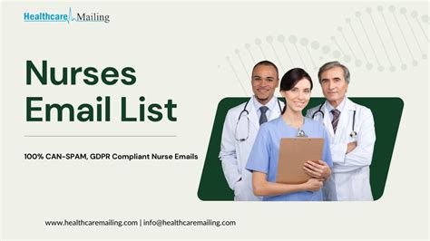 Ppt Nurses Email List And Mailing List 100 Verified Data Powerpoint