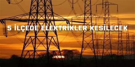 Kocaeli Nin Il Esinde Elektrik Kesilecek