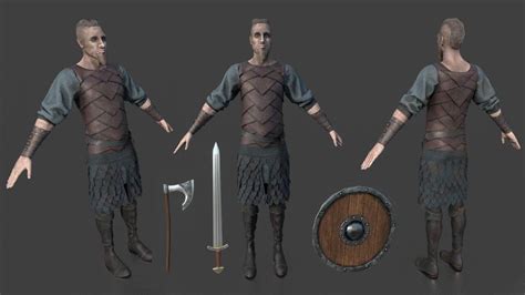 Viking 3d Model By Alenfsl