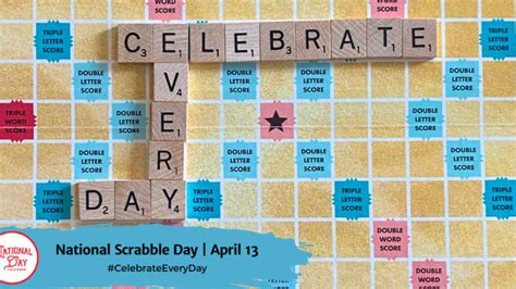 National Scrabble Day April 13 National Day Calendar