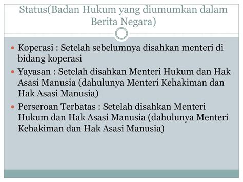 Perbedaan Perusahaan Berbadan Hukum Dan Tidak Berbadan Hukum Sinau