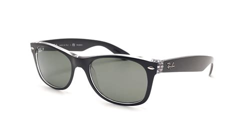 Ray Ban P New Wayfarer Black Rb2132 605258 55 18 Polarized Visiofactory